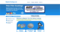 Desktop Screenshot of majestic-coatings.com